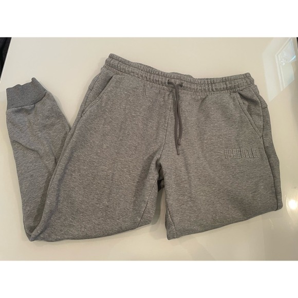 Puma Women’s Drawstring Waist Sweatpants Size XL Gray Fleece - Picture 1 of 6